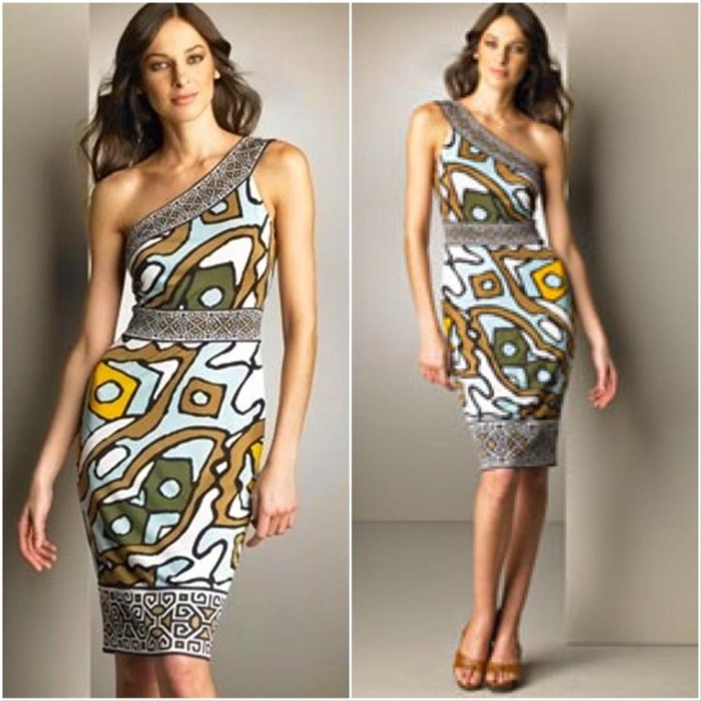 Diane von Furstenburg off the shoulder dress